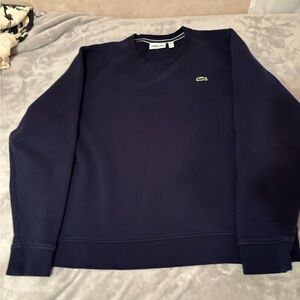 Lacoste Men's Dark Blue V-Neck Sweater